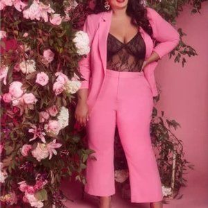 ELOQUII Pink Pantsuit - Jacket (Size 18) and Pants (Size 20)